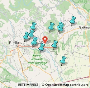 Mappa Via Paruzza, 13836 Cossato BI, Italia (6.01538)