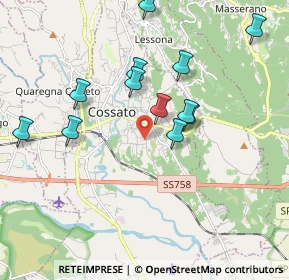 Mappa Via Paruzza, 13836 Cossato BI, Italia (2.04)