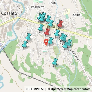 Mappa Via Paruzza, 13836 Cossato BI, Italia (0.437)