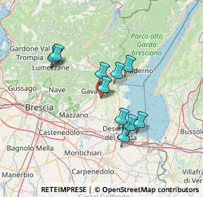 Mappa Via Guglielmo Marconi, 25080 Muscoline BS, Italia (11.75182)