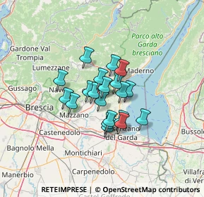 Mappa Via Guglielmo Marconi, 25080 Muscoline BS, Italia (8.345)