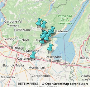 Mappa Via Guglielmo Marconi, 25080 Muscoline BS, Italia (5.9625)