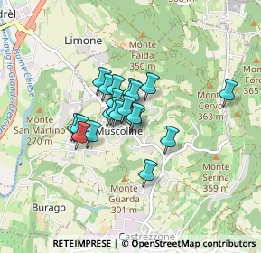 Mappa Via Guglielmo Marconi, 25080 Muscoline BS, Italia (0.5295)