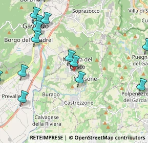 Mappa Via Guglielmo Marconi, 25080 Muscoline BS, Italia (2.76667)