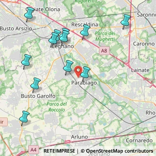 Mappa Via Cadore, 20015 Parabiago MI, Italia (4.83917)