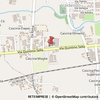 Mappa Via Quintino Sella, 64, 13855 Valdengo, Biella (Piemonte)