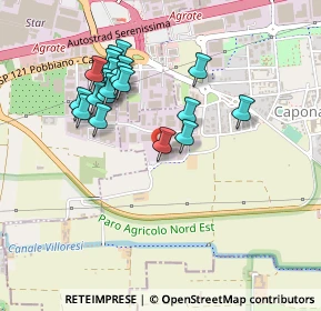 Mappa Strada Comunale Caponago Carugate, 20867 Agrate Brianza MB, Italia (0.4345)