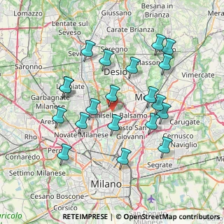 Mappa Via Donato Bramante, 20900 Monza MB, Italia (7.4185)