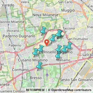 Mappa Via Donato Bramante, 20900 Monza MB, Italia (1.40455)