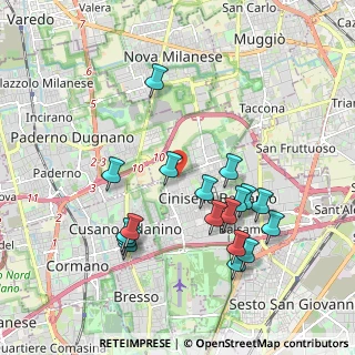 Mappa Via Donato Bramante, 20900 Monza MB, Italia (1.95667)