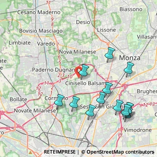 Mappa Via Donato Bramante, 20900 Monza MB, Italia (4.76692)
