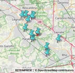 Mappa Via delle Cave, 20014 Nerviano MI, Italia (3.22833)