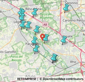 Mappa Via delle Cave, 20014 Nerviano MI, Italia (3.955)