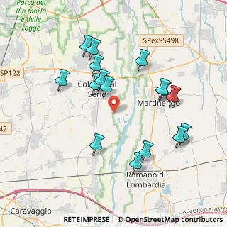 Mappa Via, 24055 Cologno al Serio BG, Italia (3.81875)