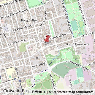 Mappa Via Giovanni Paisiello, 7, 20092 Cinisello Balsamo, Milano (Lombardia)