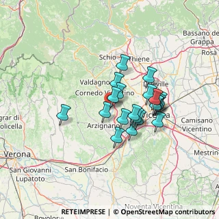 Mappa Via delle Carrare, 36070 Trissino VI, Italia (10.5055)