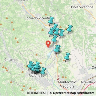 Mappa Via delle Carrare, 36070 Trissino VI, Italia (3.941)