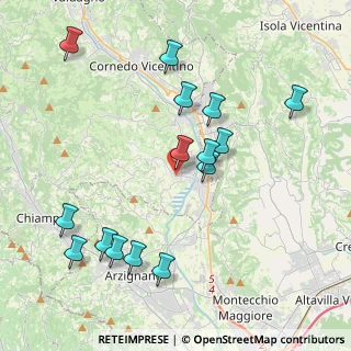 Mappa Via delle Carrare, 36070 Trissino VI, Italia (4.32333)