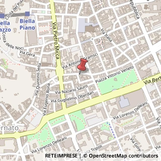 Mappa Via Giuseppe Mazzini, 33, 13900 Biella, Biella (Piemonte)