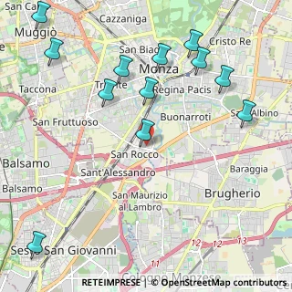 Mappa Via Zara, 20900 Monza MB, Italia (2.58917)