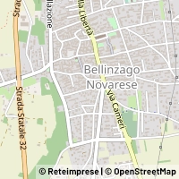 Karte Bellinzago Novarese