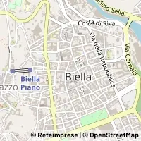 Mapa Biella
