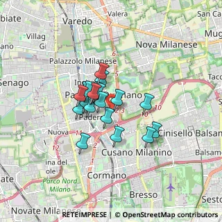 Mappa Via cardinal, 20037 Paderno Dugnano MI, Italia (1.11)