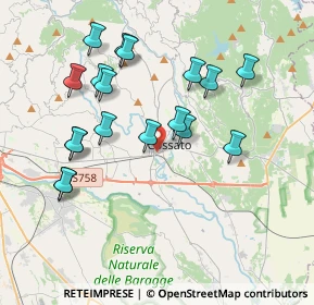 Mappa 13836 Quaregna BI, Italia (3.78111)