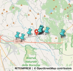 Mappa 13836 Quaregna BI, Italia (2.31636)