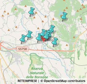 Mappa 13836 Quaregna BI, Italia (2.18091)