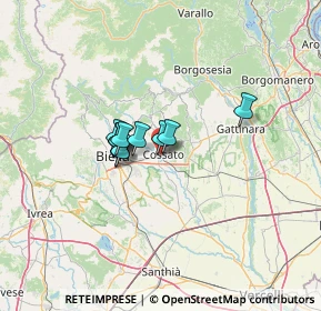 Mappa 13836 Quaregna BI, Italia (7.80091)