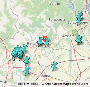 Mappa 13836 Quaregna BI, Italia (20.247)