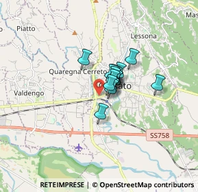 Mappa 13836 Quaregna BI, Italia (0.77667)