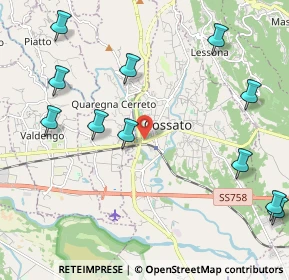 Mappa 13836 Quaregna BI, Italia (2.63636)