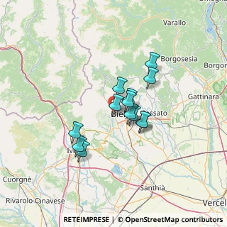 Mappa Strada Cantoni Masserano e Calaria, 13900 Biella BI, Italia (9.52308)