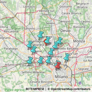 Mappa Via dell ' Artigianato, 20030 Senago MI, Italia (6.40385)