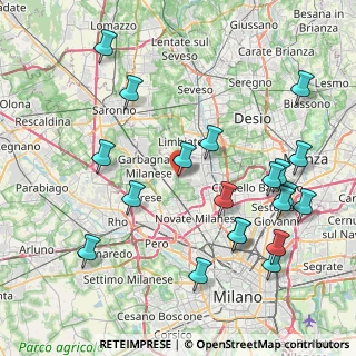 Mappa Via dell ' Artigianato, 20030 Senago MI, Italia (9.35)