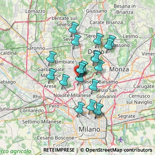 Mappa Via Cava, 20037 Paderno Dugnano MI, Italia (5.782)