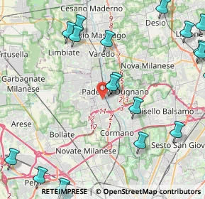 Mappa Via Cava, 20037 Paderno Dugnano MI, Italia (6.156)