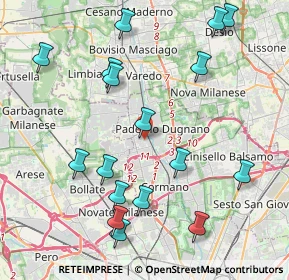 Mappa Via Silvio Pellico, 20037 Paderno Dugnano MI, Italia (4.62647)