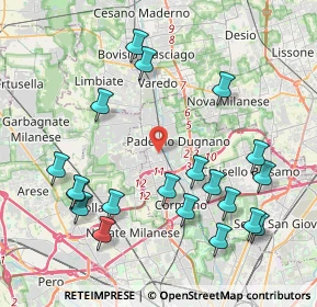 Mappa Via Silvio Pellico, 20037 Paderno Dugnano MI, Italia (4.5635)