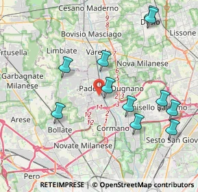 Mappa Via Cava, 20037 Paderno Dugnano MI, Italia (4.23273)