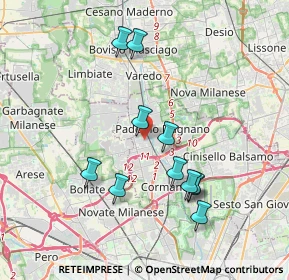 Mappa Via Cava, 20037 Paderno Dugnano MI, Italia (3.57545)