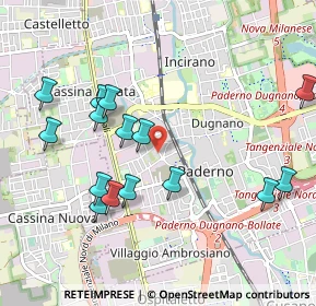 Mappa Via Silvio Pellico, 20037 Paderno Dugnano MI, Italia (1.03733)