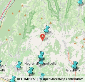 Mappa Via Martini, 37024 Negrar di Valpolicella VR, Italia (6.92467)