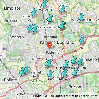 Mappa Via IV Novembre, 20037 Paderno Dugnano MI, Italia (2.606)