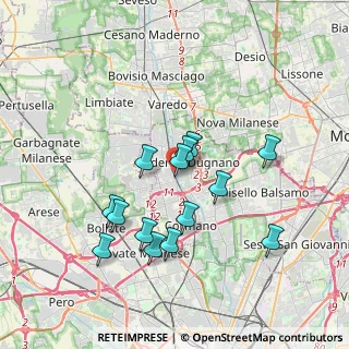 Mappa Via IV Novembre, 20037 Paderno Dugnano MI, Italia (3.31714)