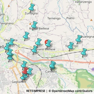 Mappa Via Alfonso Lamarmora, 13856 Vigliano Biellese BI, Italia (2.7355)