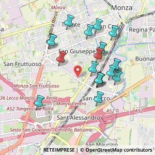 Mappa Via Campania, 20052 Monza MB, Italia (0.9305)