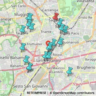 Mappa Via Campania, 20052 Monza MB, Italia (1.9585)